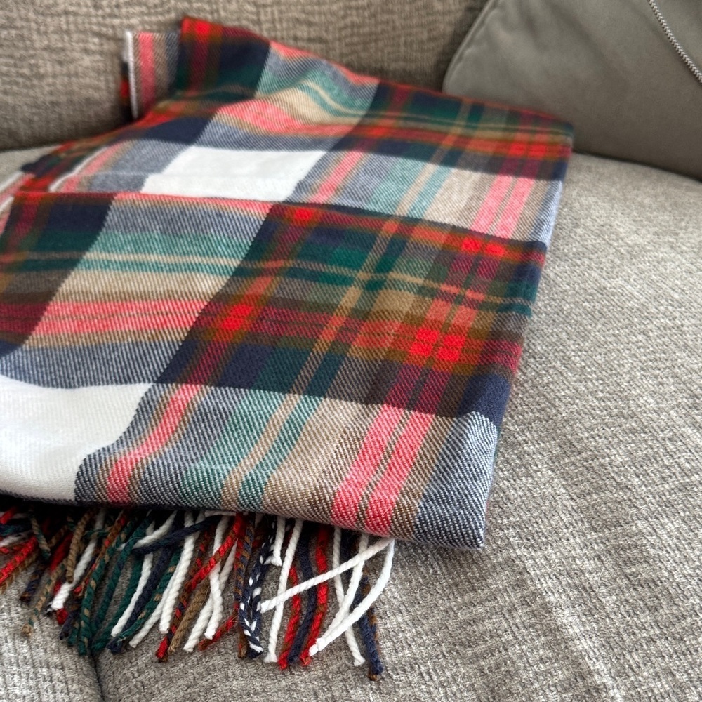 J. Crew Multicolor Plaid Scarf - Picture 3 of 6